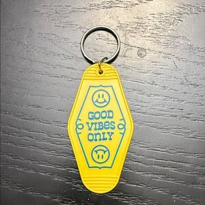 Yellow Hotel Keychain